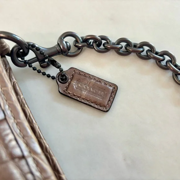 Coach Madison Mini Bag Croc Embossed - Picture 6 of 8